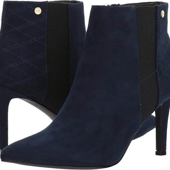 Calvin Klein Boots Women's 9.5 Navy, Bestie, Booties, Ankle Boots - Picture 8 of 8